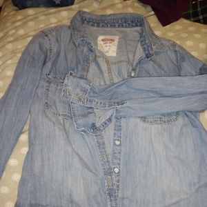 Mossimo jean button up